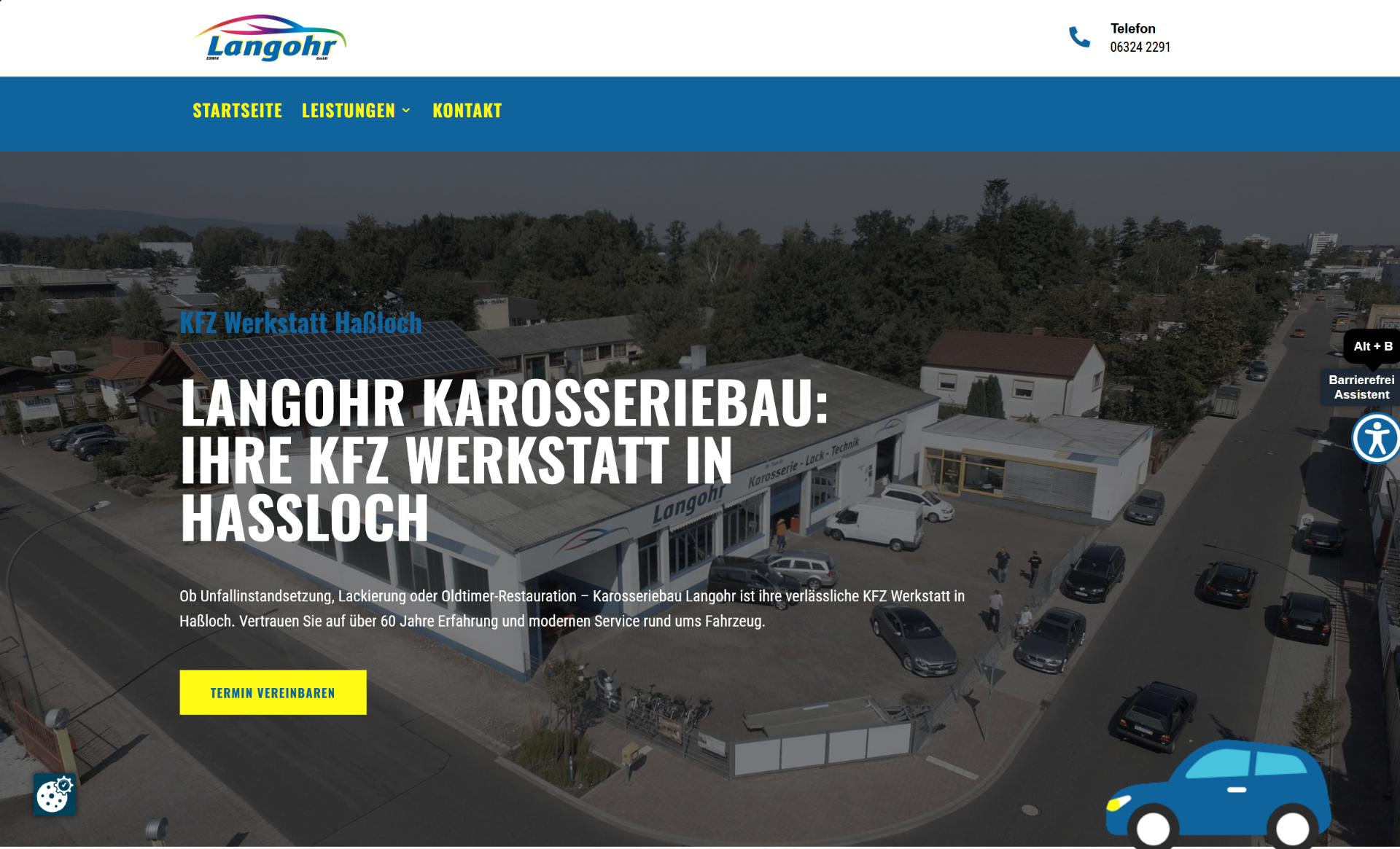 Webseite Langohr GmbH
